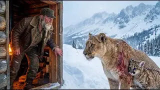 Mountain Lion Mother Knocks On Door To Save Her Cub | Heroic Wildlife Rescue