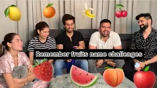 Remember fruits name 🍉🍌🍒🍑🍍|Mind game 🤯 challenge |@ShilpaChaudharyVlogs @sahildagarvlog79 @kajalthegreat