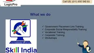 pmkvy training partner Center in Delhi   Logicprogroup