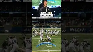 $250,000 Field Goal Kick in #Madden26