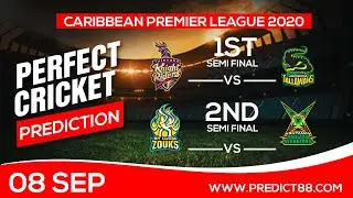 CPL 2020 I CARIBBEAN PREMIER LEAGUE I 1st AND 2nd SEMI FINAL MATCHES WIN PREDICTION I