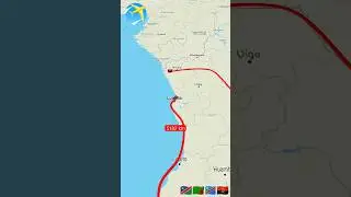 Angola (Launda #map #travel #trending