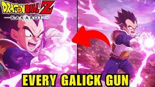 Все атаки Галлик Ган в Dragon Ball Z Kakarot