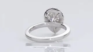 Pear Halo Solid Shank