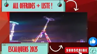 FETE FORAINE ESCALQUENS 2025 - ALL OFFRIDES + LISTE !