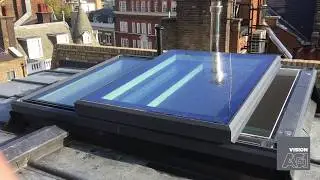 Vision AGI Sliding Rooflight - Slide Over Fixed on location