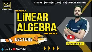 CSIR NET Linear Algebra: Practice Questions | GATE/IIT-JAM