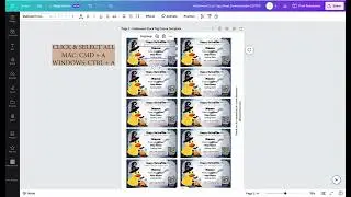 How to Change All Text to A Different Font on Canva Duck Tags