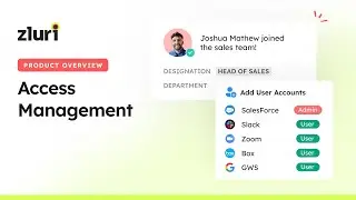 Zluri AM: Unified Access Management for All SaaS Apps