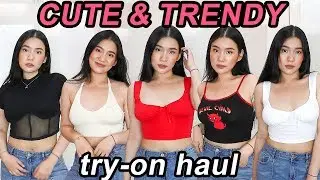AFFORDABLE & TRENDY try-on clothing haul! 😍 | Toni Sia