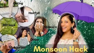 10 ✅ Monsoon Hacks ⛈️ Body Odour , Frizzy Hair , Humidity Hairfall , Greasy Skin & Grooming Tips ✨🎀