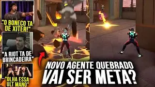 STREAMERS FICAM MALUCOS COM AS HABILIDADES DO NOVO AGENTE! ELE VAI SER META?