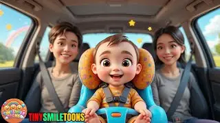 🚗 Car Seat Song 👶 | Child Safety Seat Song 🎶 | Kids Learning & Safety Poem 💖