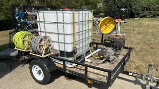 5x8 Pressure Washing Trailer Build - Midseason Updates! Crazy difference! 