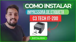 COMO INSTALAR IMPRESSORA DE ETIQUETA C3 TECH IT-200