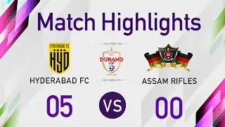 Durand Cup 2021 - Highlights | Hyderabad FC 5-0 Assam Rifles | Addatimes Football