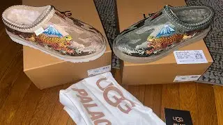 Palace x UGG 2024 Ultimo Week 2 Dragon/Tiger Collection-Tasman Slipper &Ultra Mini Boot Camo