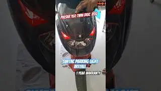Pulsar 150 Twin Disc Parking Light Install | #shorts #youtubeshorts #short #viralshorts