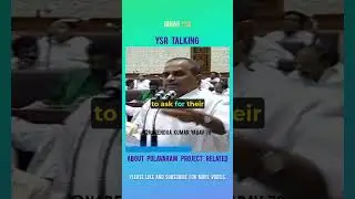 YSR talking about polavaram project related #ysrcp #ysr #ysjagan #shortsfeed #shorts