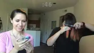 I Cut My Hair in 60 Seconds