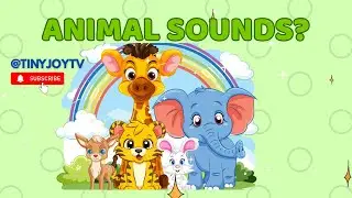 Land Animals for Kids 🐶🦁 | Animal Sounds & Names | Learning Video