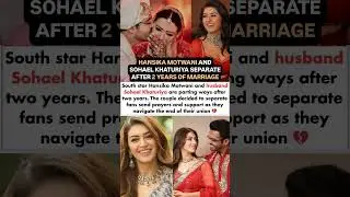 Hansika Motwani got divorced with Sohael Khaturiya after 2 years of marriage #news#hansikamotwani