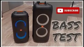 BASS TESTING JBL PARTY BOX 310 AND PARTY BOX 100.