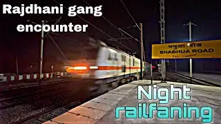 🚂Rajdhani gang +duronto +purushottam +Mahabodhi +poorva express high speed clutch  in stunning night