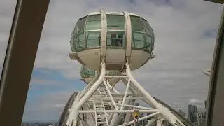 The Melbourne Star observation wheel - the view from cabin