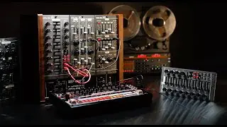 Roland System 100m synth / RYK Modular M185 Sequencer demo with System80 880 TR808 drum machine