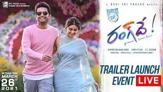 Rang De Trailer Launch Event LIVE | Nithiin, Keerthy Suresh | Venky Atluri | DSP