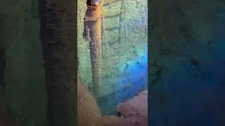 Flooded Winze in 1970s Fluorspar Mine #mineexploration #shortvideo #abandonedmine #abandonedplaces