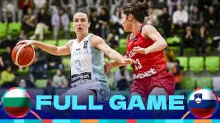 Bulgaria v Slovenia | Full Basketball Game | FIBA Women's EuroBasket 2025 Qualifiers