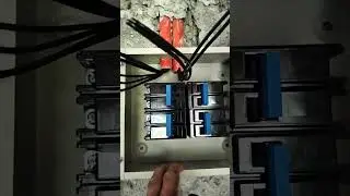 Wirings, panel board and breaker's installation 