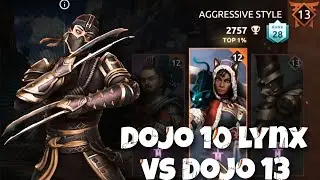 Lvl 10 Lynx OCV🔥 to Dojo 13. Shadow Fight Arena.