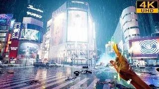Ghostwire: Tokyo - Shibuya Realistic Ultra Graphics Free Roam Gameplay [4K 60FPS PC]