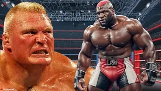⚡️Геймплей WWE 2K24 ~ Брок Леснар против Аполло Кривса: Сложность «Адский огонь»⚡️