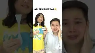 CHALLENGE MASKERAN TUTUP MATA?! 😭 #shorts #challenge #videocomedy #maskeran
