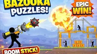 Boom stick: Bazooka Puzzles #gaming  #gamingvideos 
