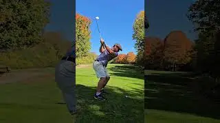 Beautiful fall Colours while Golfing! #golf #youtubegolf