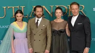 Софи Скелтон, Ричард Ранкин, Катрина Балф, Сэм Хьюэн STARZ «Чужестранка» Премьера 5 сезона