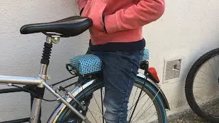Fabriquer un siège de vélo enfant. Children's bike seat DIY