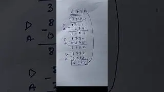 6174 magical number in Maths #6174 #mathmagictricks #mathlovers #mathsforfun
