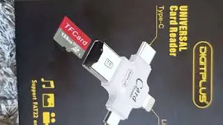 Universal Card Reader OTG 4 in one DIGIT PLUSكيفية تشغيل#ادعمني#subscribe