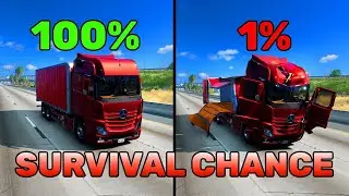 Realistic Survival Chance Crashes #19 (Winter Mood) | BeamNG.drive