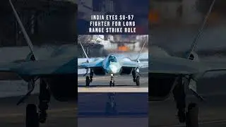 India eyes Su-57 for long-range strike role #militaryaircraft #jetfighter #paffalcons