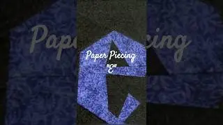 #fpp #paperpiecing the letter 