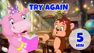 Try Again - 5 min Giramille | Nursery Rhymes and Kids Songs