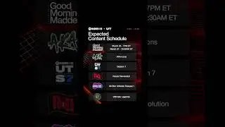 NEW MUT CONTENT SCHEDULE THIS WEEK. #mut25 #madden25 #shorts