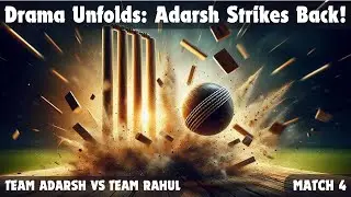 Team Adarsh's Unstoppable Domination: Turf Cricket Showdown